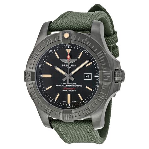 Breitling Avenger Blackbird Automatic Black Dial .